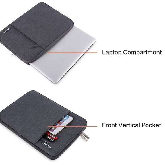 Laptop Sleeve by Mosiso Compatible with 16" Mac Book Air/Pro - Picture 3 of 9